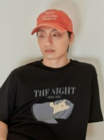 [윤딴딴X리에이크] NIGHT COLLABO PROJECT 반팔 블랙